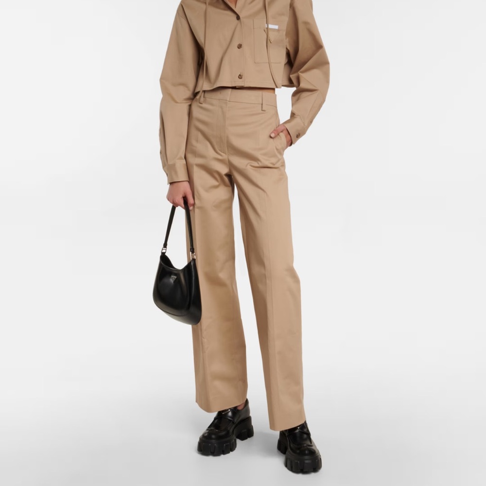 Prada khaki cotton pants